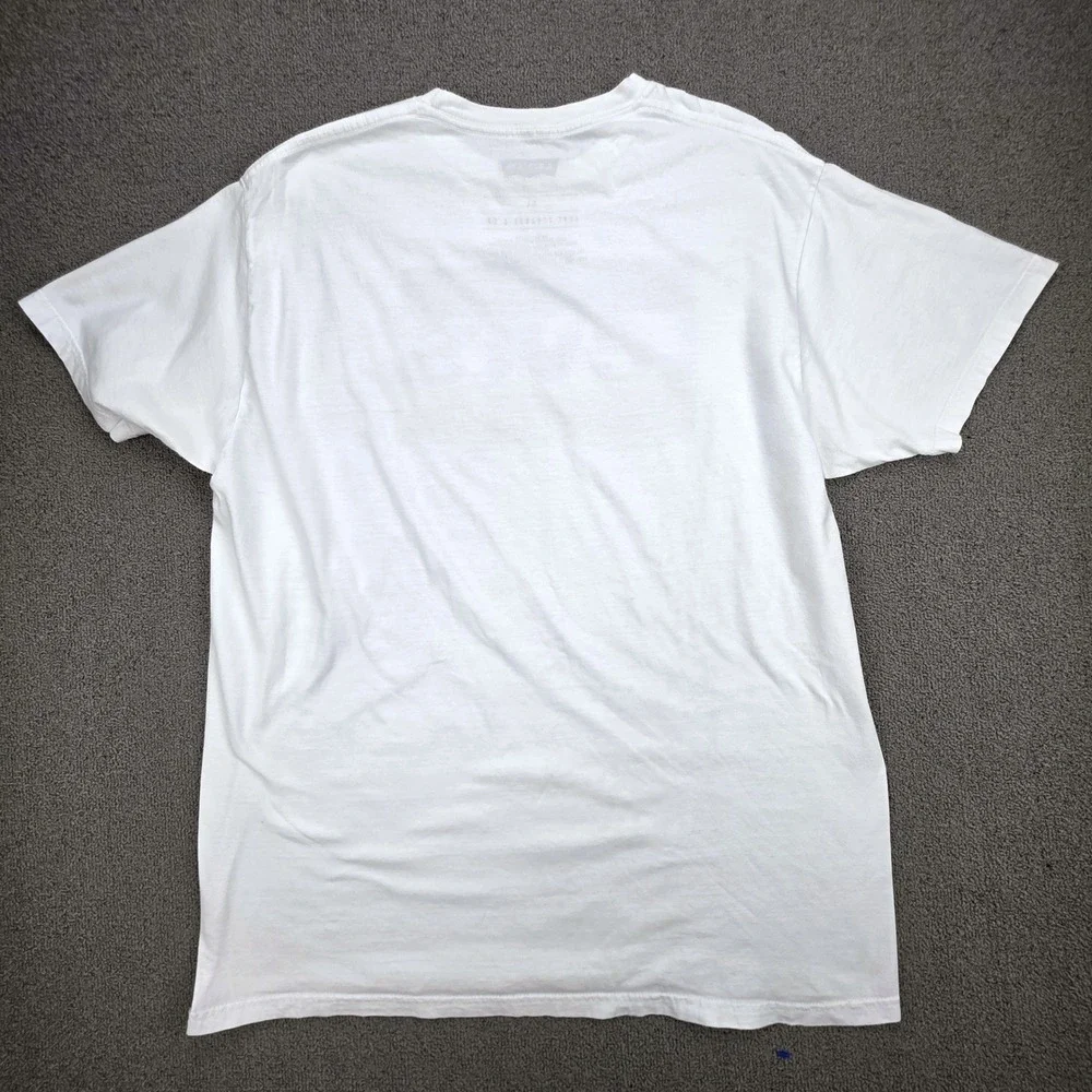 Levi's Sport‎ Logo Graphic T-Shirt Mens White Classic Casual Cotton Tee XL